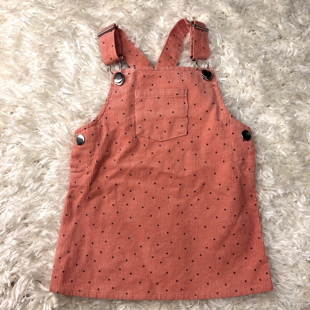 Baby girl courdoroy skirt overall